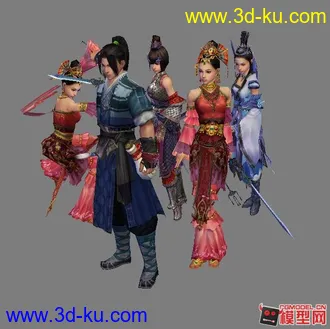 剑3NPC模型大集合的图片
