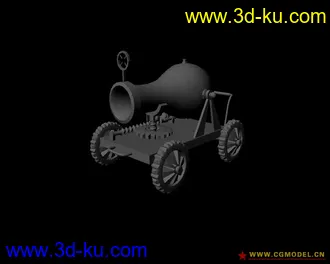 3D打印模型大炮的图片