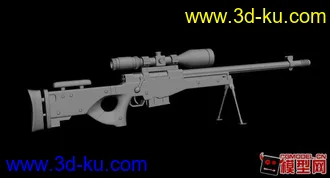 3D打印模型狙击枪 做着玩的图片