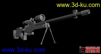 3D打印模型狙击枪 做着玩的图片