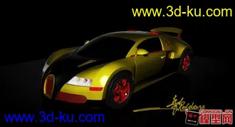 3D打印模型跑车··做着玩的图片
