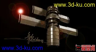 3D打印模型卫星的图片