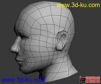 简单人头模型的图片