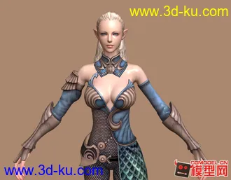 3D打印模型欧式美女一枚的图片