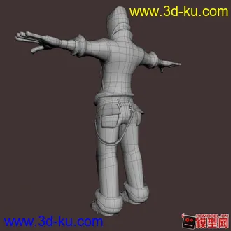 3D打印模型男人的图片
