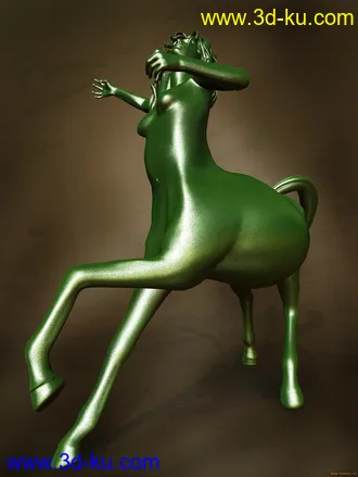 3D打印模型铜马的图片
