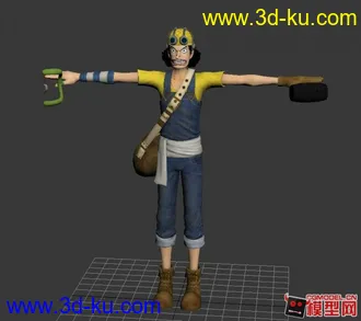 海贼迷们，PSX PS2 PS3 原版海贼王精品模型大合集（带贴图 法线）的图片