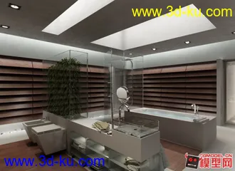 3D打印模型简约卫生间的图片