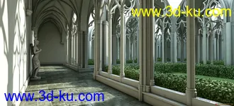 3D打印模型大场景-大教堂的图片