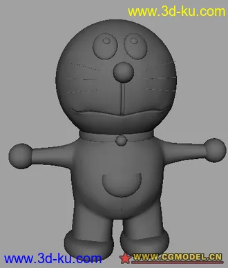 3D打印模型机器猫,哆啦A梦的图片