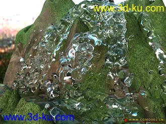 3D打印模型山体的图片
