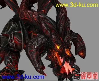 3D打印模型暗黑血统_BOSS_龙的图片