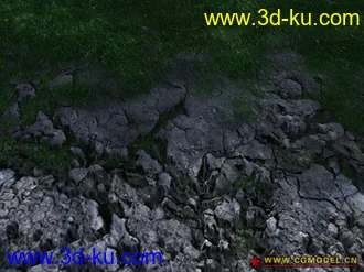 3D打印模型用纹理做的 地面的图片