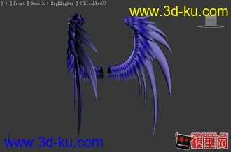 3D打印模型天使之翼的图片