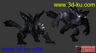 3D打印模型暗黑血统怪兽的图片