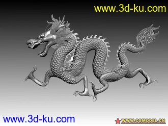 龙模型带贴图的图片