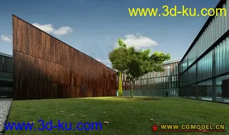 3D打印模型家居小院--草坪的图片