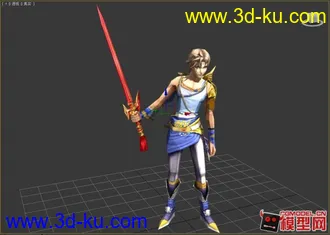 3D打印模型最终幻想十个角色送四个高贴低模（老模新发，有重复但贴图不同）个人珍藏的经典。...的图片