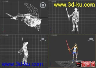 3D打印模型最终幻想十个角色送四个高贴低模（老模新发，有重复但贴图不同）个人珍藏的经典。...的图片
