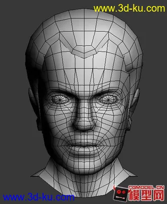 3D打印模型简单男人头下载的图片