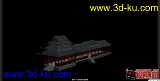3D打印模型凉亭建筑的图片
