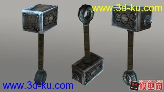 3D打印模型培训时自己做的锤子，想要的带走。的图片