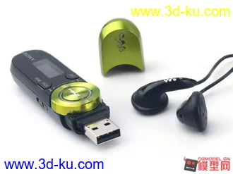 3D打印模型索尼mp3白模的图片