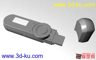 3D打印模型索尼mp3白模的图片