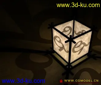 羊皮灯模型加渲染的图片