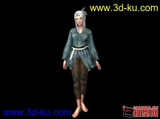 老女人模型的图片