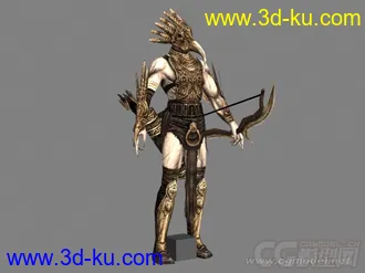 波斯王子鹰型弓箭手模型的图片