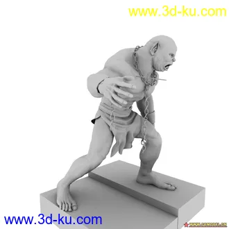 3D打印模型半兽人的图片