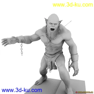 3D打印模型半兽人的图片