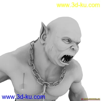 3D打印模型半兽人的图片