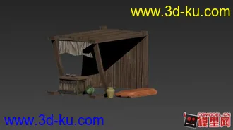 3D打印模型一个水果摊···的图片
