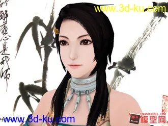 3D打印模型一个很好看的MM的图片