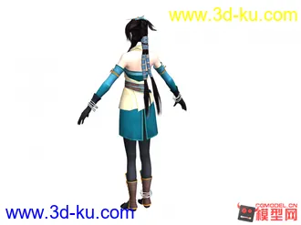 3D打印模型一个很好看的MM的图片