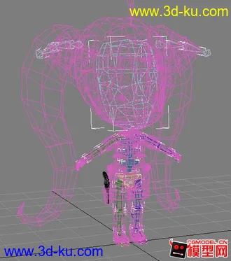 3D打印模型Q版女牛仔的图片