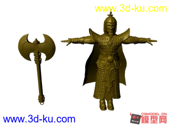 3D打印模型将军的图片