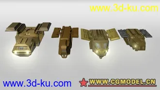 3D打印模型运输飞船集锦 maya科幻系列 mb格式的图片