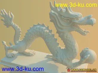 3D打印模型龙雕塑的图片