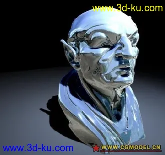 3D打印模型人头琉璃的图片