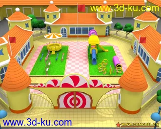 3D打印模型学校 学校的图片