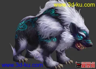 3D打印模型召唤兽邙山熊的图片