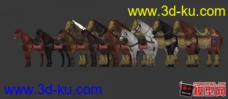 3D打印模型一票战马的图片