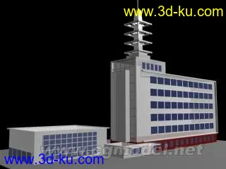 3D打印模型建筑群的图片