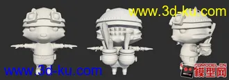 3D打印模型LOL英雄联盟 提莫 提百万 带各种道具的图片