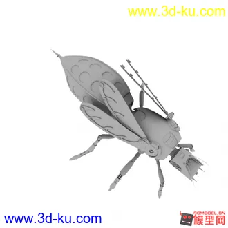 3D打印模型机械飞虫——灰烬的图片