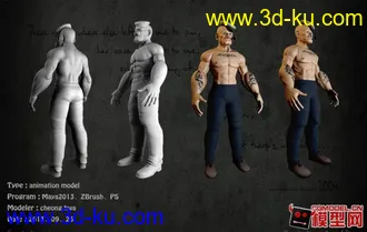 3D打印模型大力水手的图片