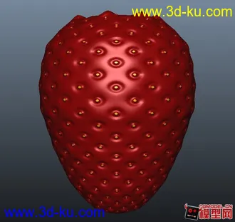 3D打印模型小草莓的图片